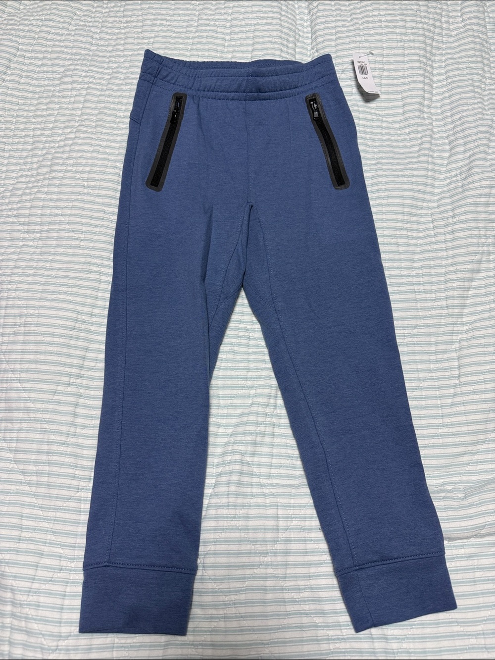 Old Navy Blue Kids Zip-Pocket Joggers size S(6/7)